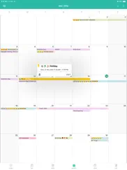 10cal - colourful calendar app ipad images 1