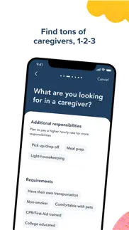 care.com: hire caregivers iphone images 3