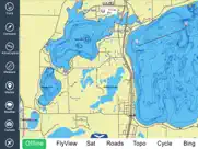 maine lakes charts hd - gps fishing maps navigator ipad images 3