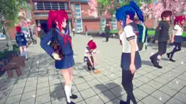 anime high school girl life 3d iphone images 1
