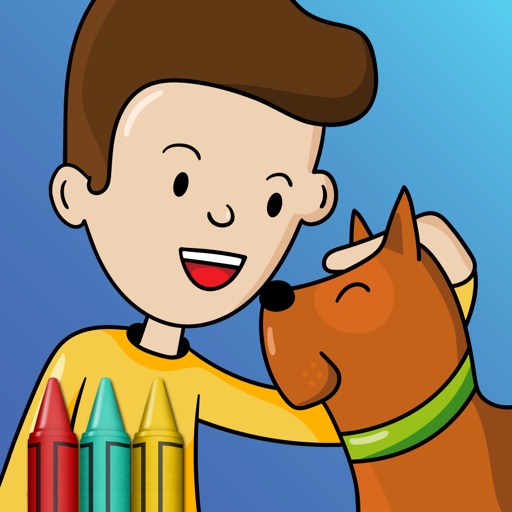 Jim and His Dog Coloring Book app reviews download