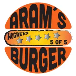 arams burger logo, reviews