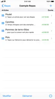 easy cooking timer iPhone Captures Décran 3