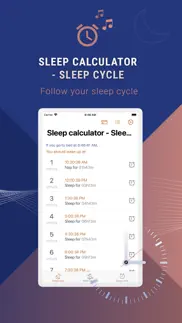 sleep cycle - sleep calculator iphone resimleri 1
