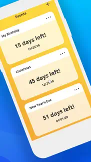 countdown reminder, widget app iphone resimleri 2