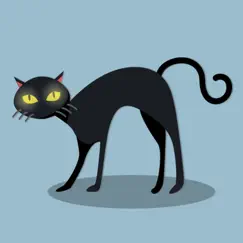 spooky cat stickers logo, reviews