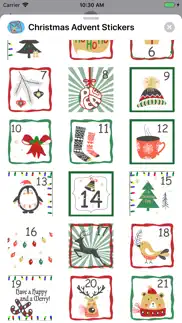 christmas advent stickers iphone images 2