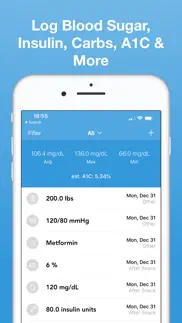 glucose blood sugar tracker iphone images 2