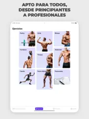 fitness entrenamiento objetivo ipad capturas de pantalla 3