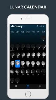 lunar phase widget iPhone Captures Décran 2
