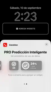 dataman - data usage widget iphone capturas de pantalla 2