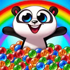 bubble shooter - panda pop! logo, reviews