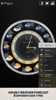 weather clock widget iPhone Captures Décran 4