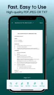mobile document scanner - sign iphone capturas de pantalla 3