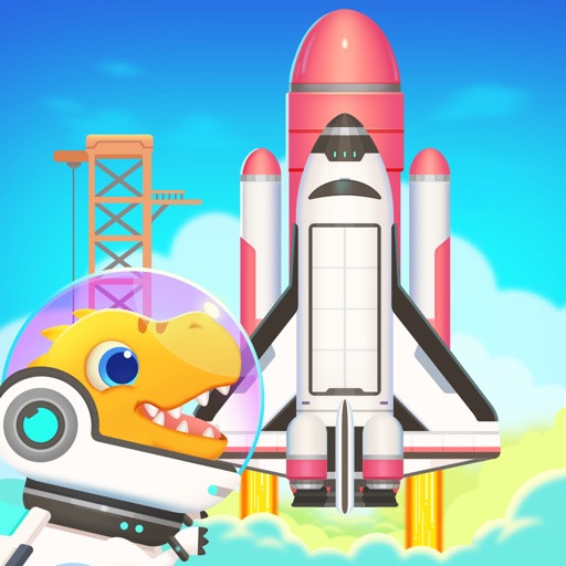 Dinosaur Rocket Games for kids app reviews download