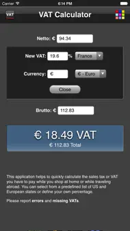 VAT Calculator iphone bilder 2