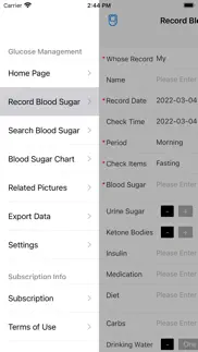 blood sugar - diabetes tracker iphone images 4