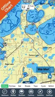 maine lakes charts hd - gps fishing maps navigator iphone images 3