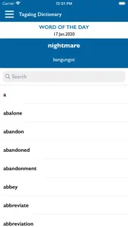 english tagalog dictionary phl iPhone Captures Décran 1