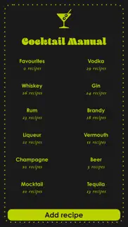 cocktail manual: drink recipes iphone images 1