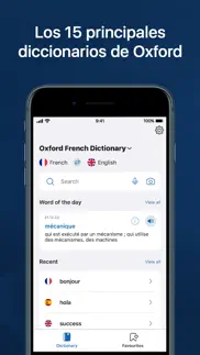 oxford dictionary iphone capturas de pantalla 2