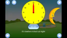 tell the time - baby learning english flash cards iphone images 3