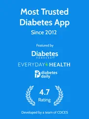 diabetes tracker by mynetdiary iPad Captures Décran 1