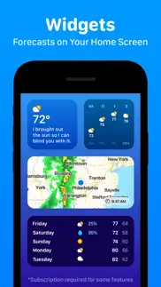 carrot weather: alerts & radar iphone resimleri 4