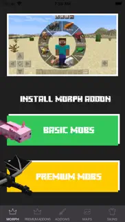 morph addons for minecraft айфон картинки 2