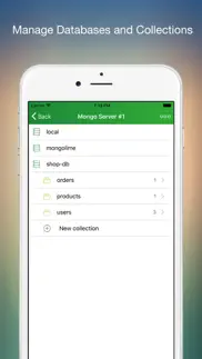 mongolime - manage databases iphone capturas de pantalla 2