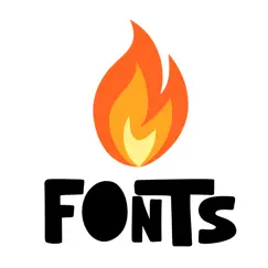 fire fonts | fonts for iphones logo, reviews