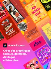 adobe express:création de logo iPad Captures Décran 1