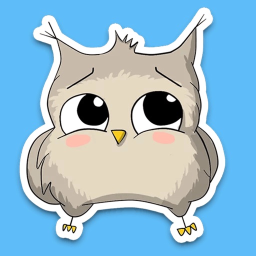 Owl emoji - Funny stickers app reviews download