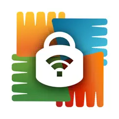 avg secure vpn & proxy server logo, reviews