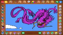 dragon attack coloring book iphone images 2