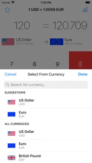 my currency converter & rates iphone resimleri 4