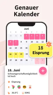 menstruations-kalender, zyklus iphone bildschirmfoto 3