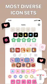 aesthetic icon kit- app widget iphone images 2
