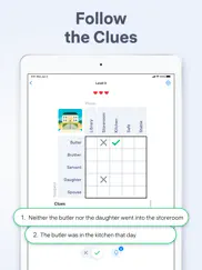 logic puzzles - clue game ipad images 1