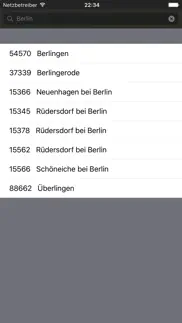 plz finder deutschland iPhone Captures Décran 4