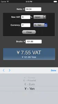 VAT Calculator iphone bilder 3