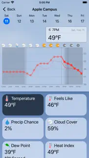 forecast bar - weather + radar iphone images 3