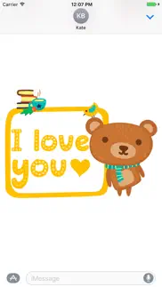 beary lovely emoji and sticker iphone images 3