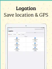 save location gps - logation iPad Captures Décran 1