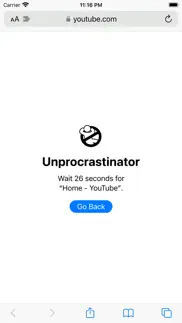 unprocrastinator iphone bildschirmfoto 1