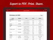 the christmas gift list pro ipad images 4