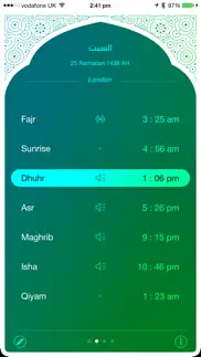 ipray: adhan · prayer · qibla iPhone Captures Décran 2