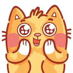 cat stickers for imessage! logo, reviews
