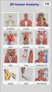 3d anatomy learning iPhone Captures Décran 2