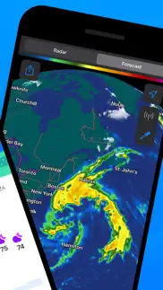 carrot weather: alerts & radar iphone resimleri 2